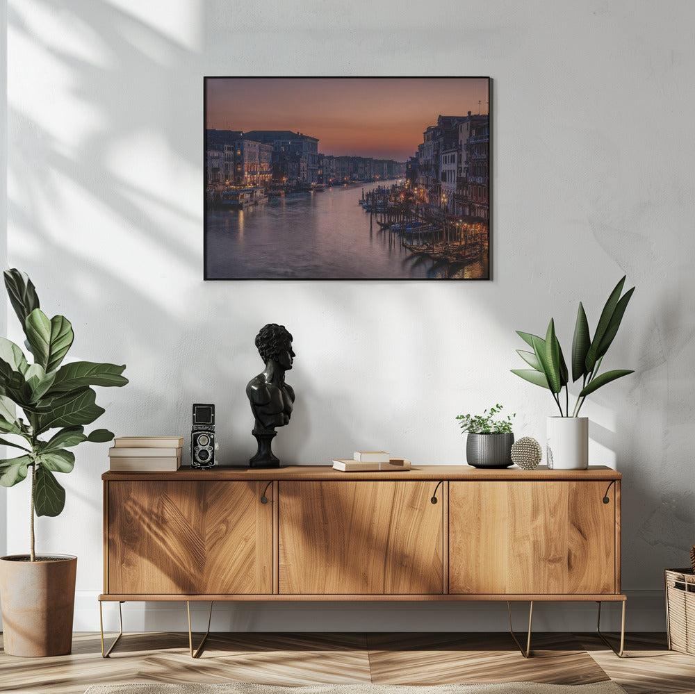Venice Grand Canal at Sunset | Poster