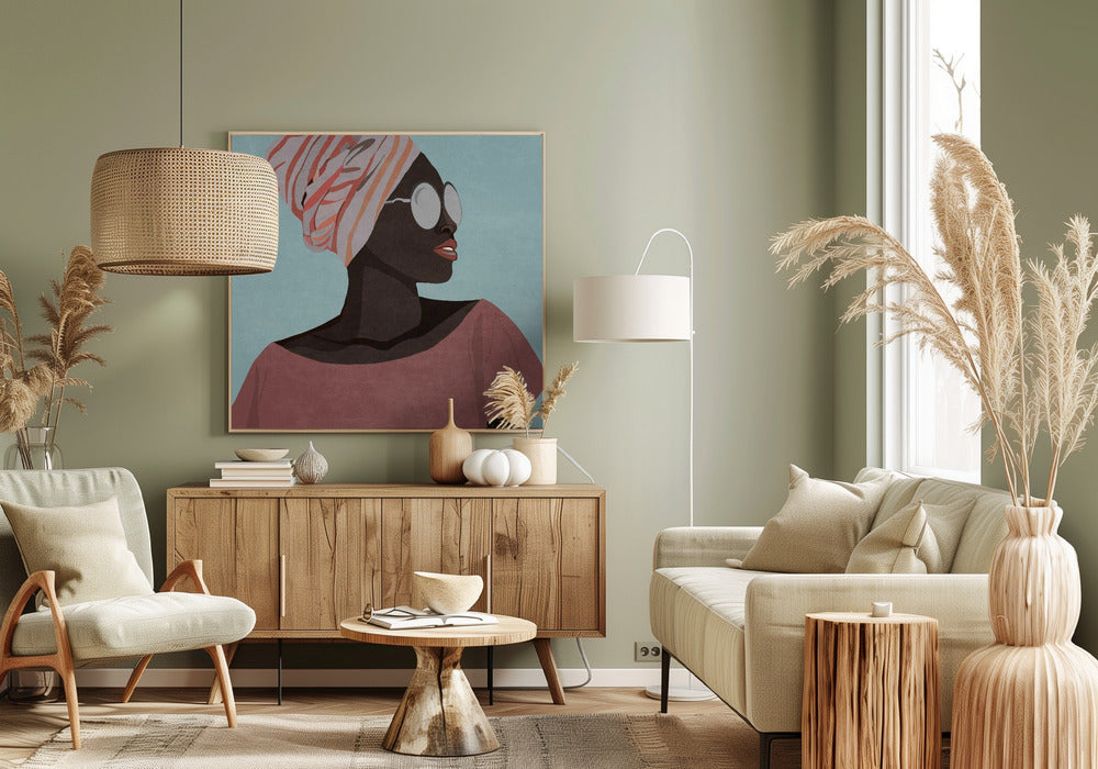 Eleganter Blick | Leinwand