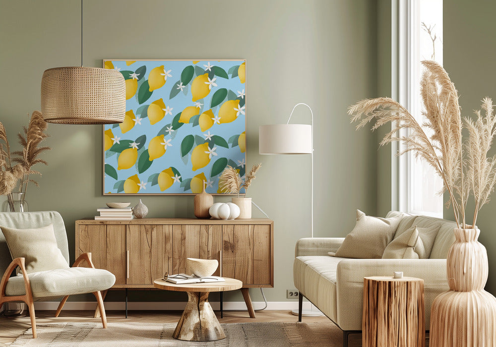 Lemons Pattern | Canvas