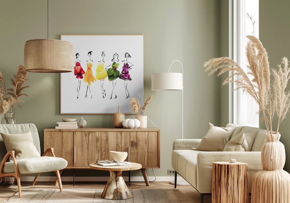 Schmecke den Regenbogen | Leinwand