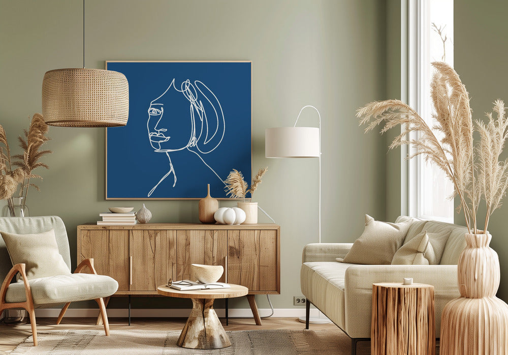 Woman LINE DRAWING | Canvas