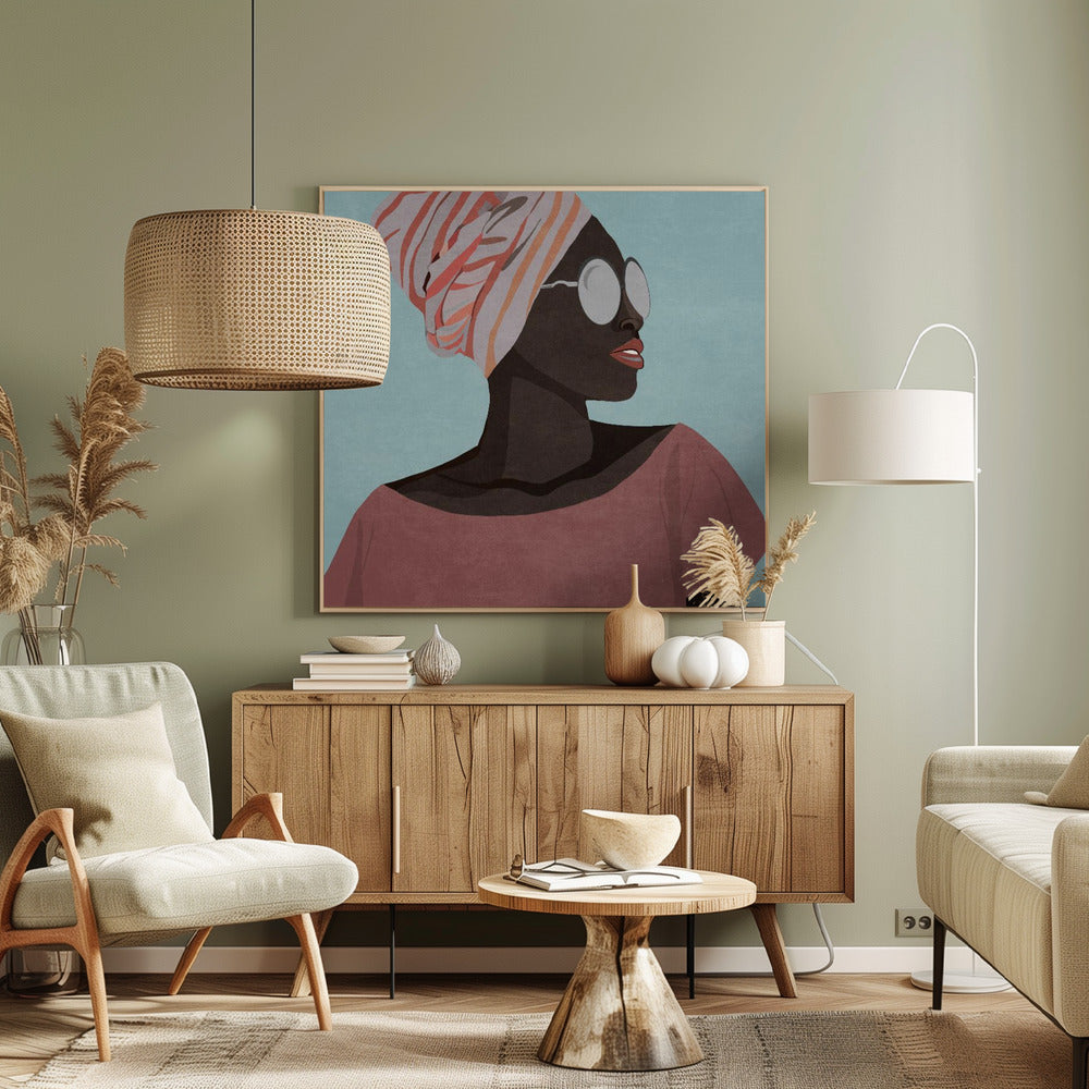 Eleganter Blick | Leinwand