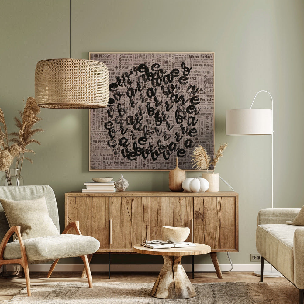 letter art 14 | Canvas