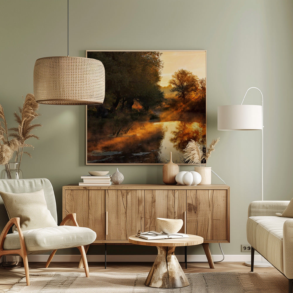 Wenn die Natur mit Licht malt I | Leinwand