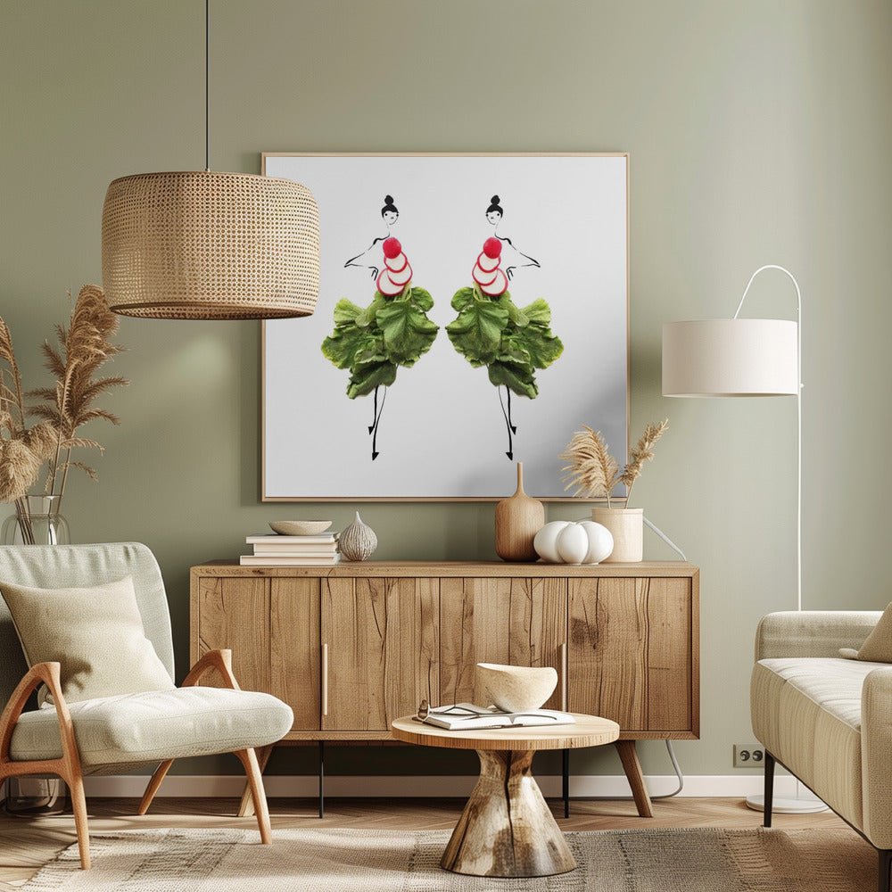 Radieschen-Duo | Leinwand
