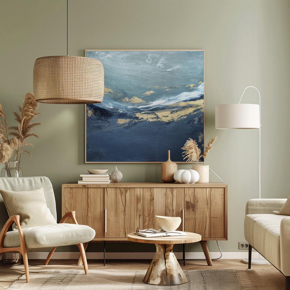Eine friedliche Meereslandschaft | Leinwand