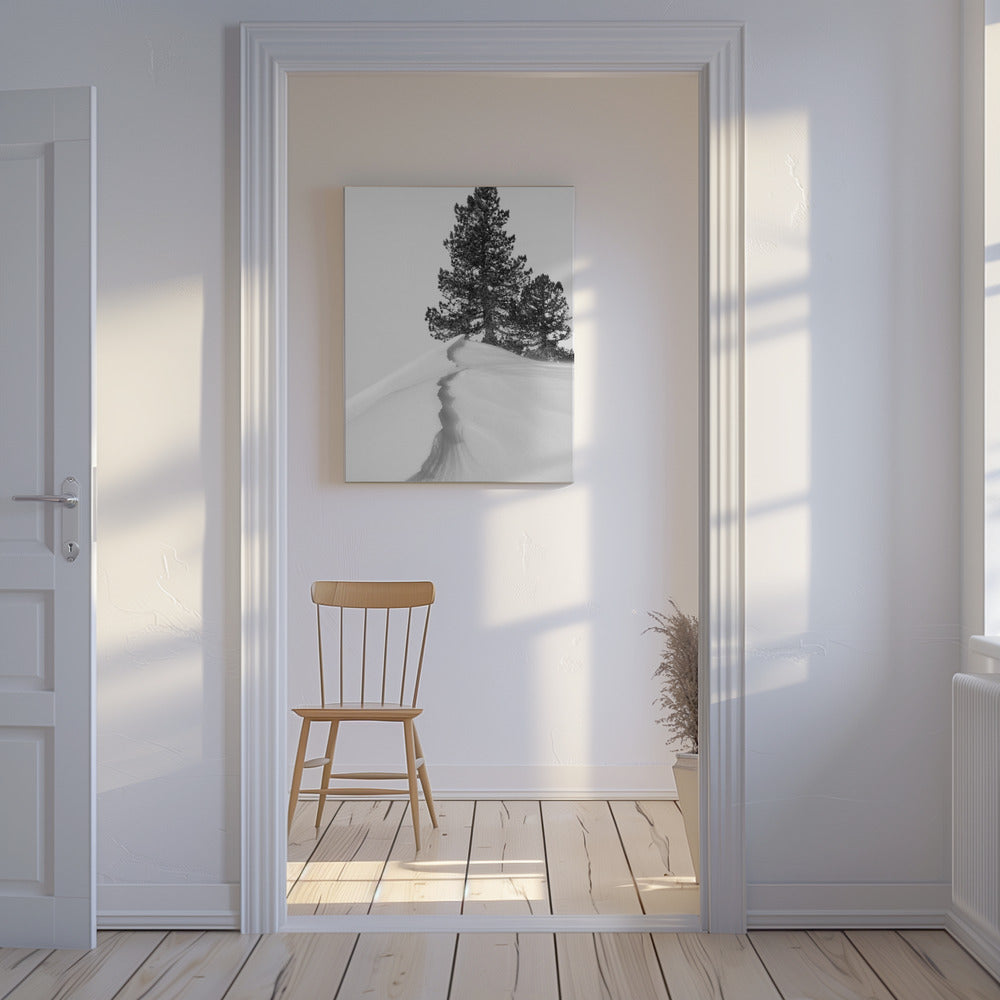 Über Schnee und Formen | Leinwand