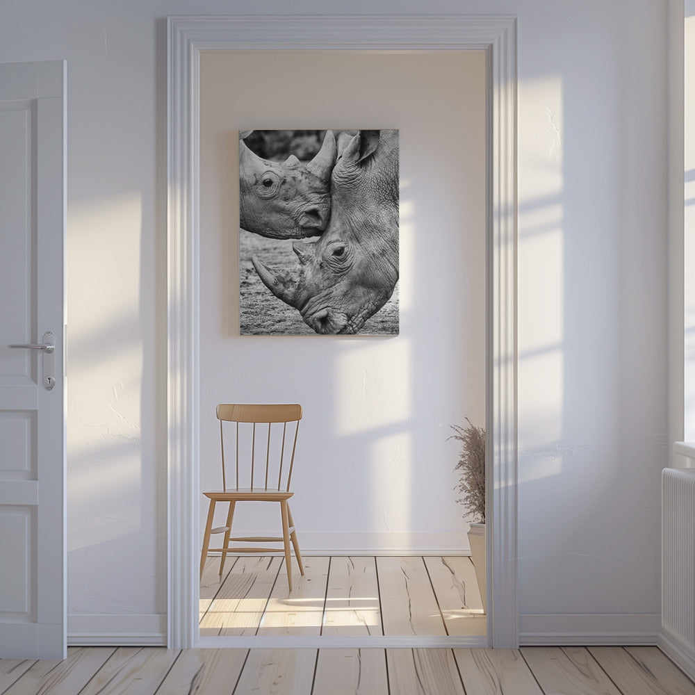 Von Angesicht zu Angesicht | Leinwand