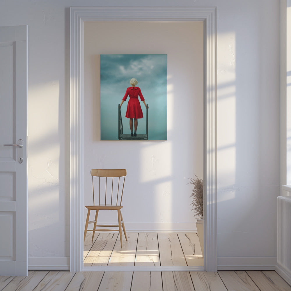 Warte auf morgen | Leinwand