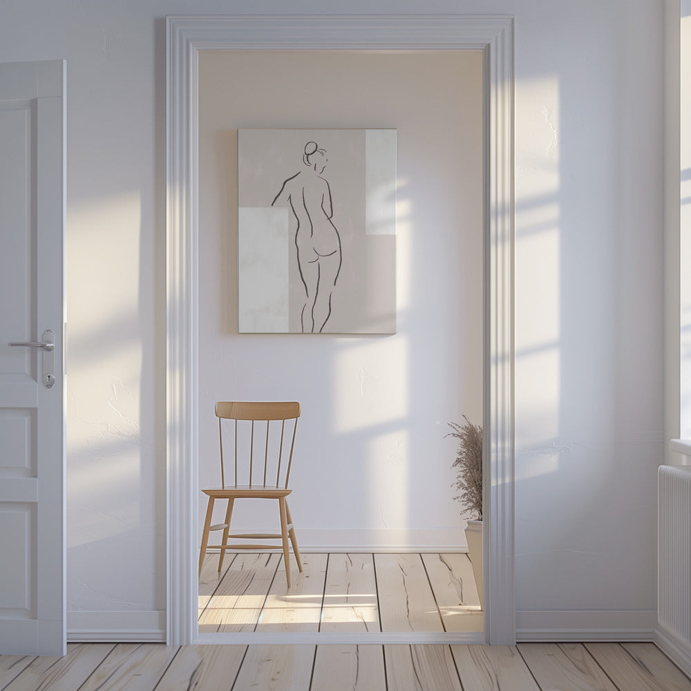 Frau im Atelier | Leinwand