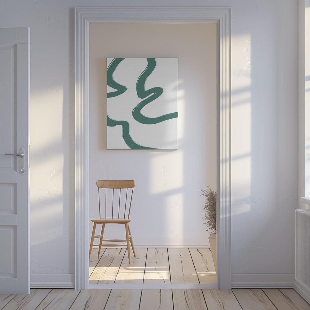 Straßengrün | Leinwand