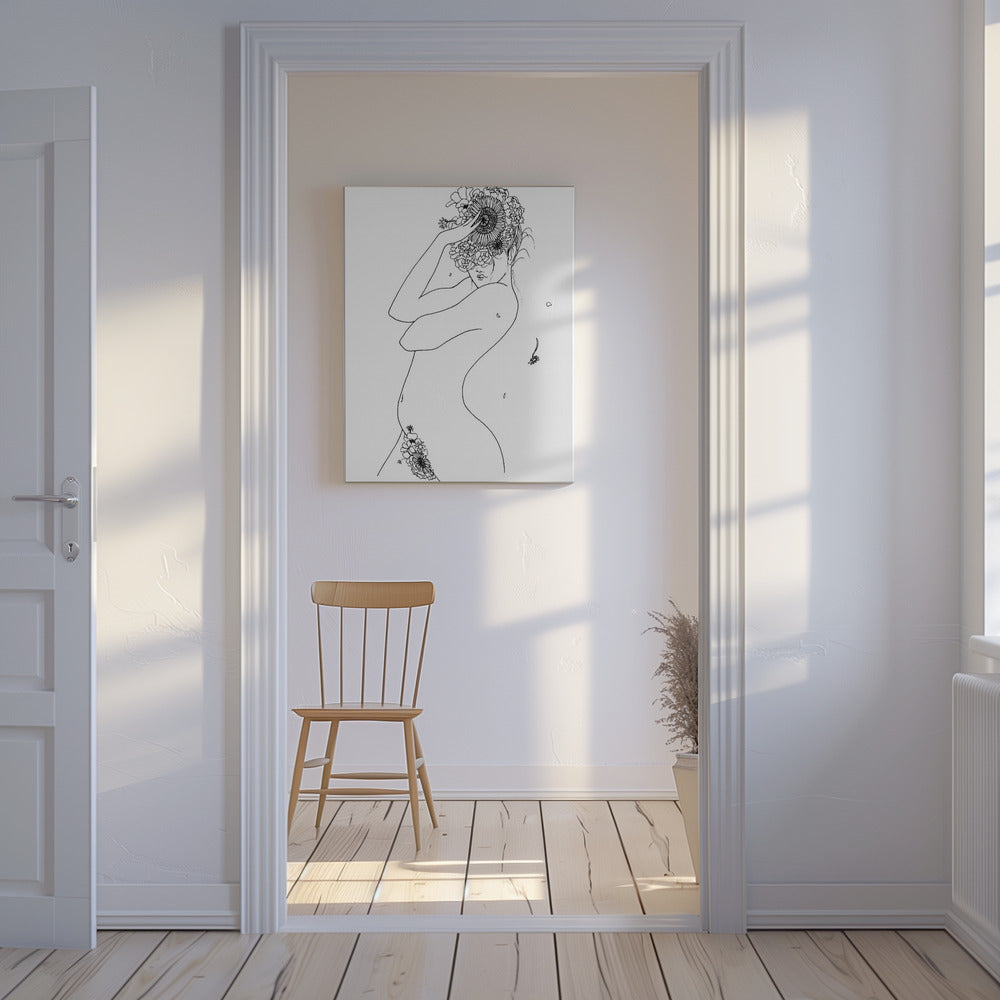 Blumenmädchen | Leinwand