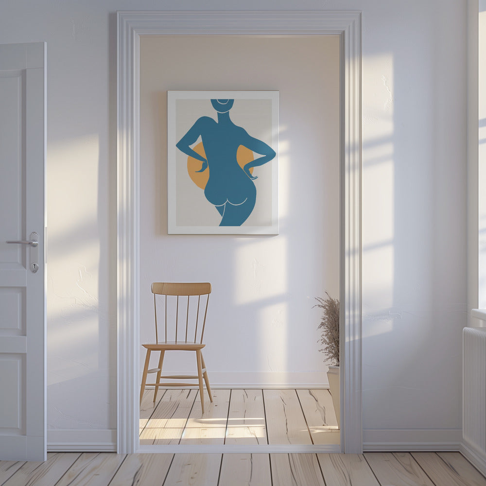 Blaue Frau | Leinwand