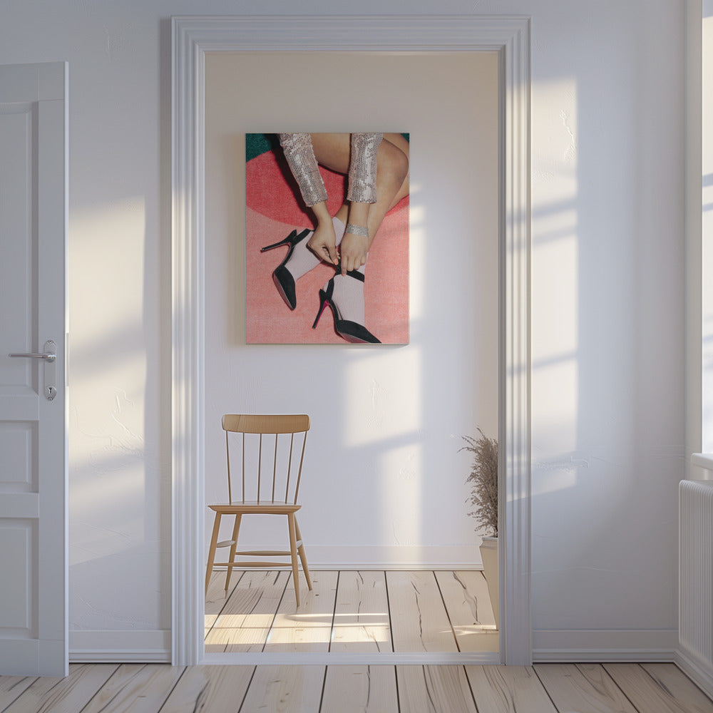 Vorbereitung Rosa | Leinwand