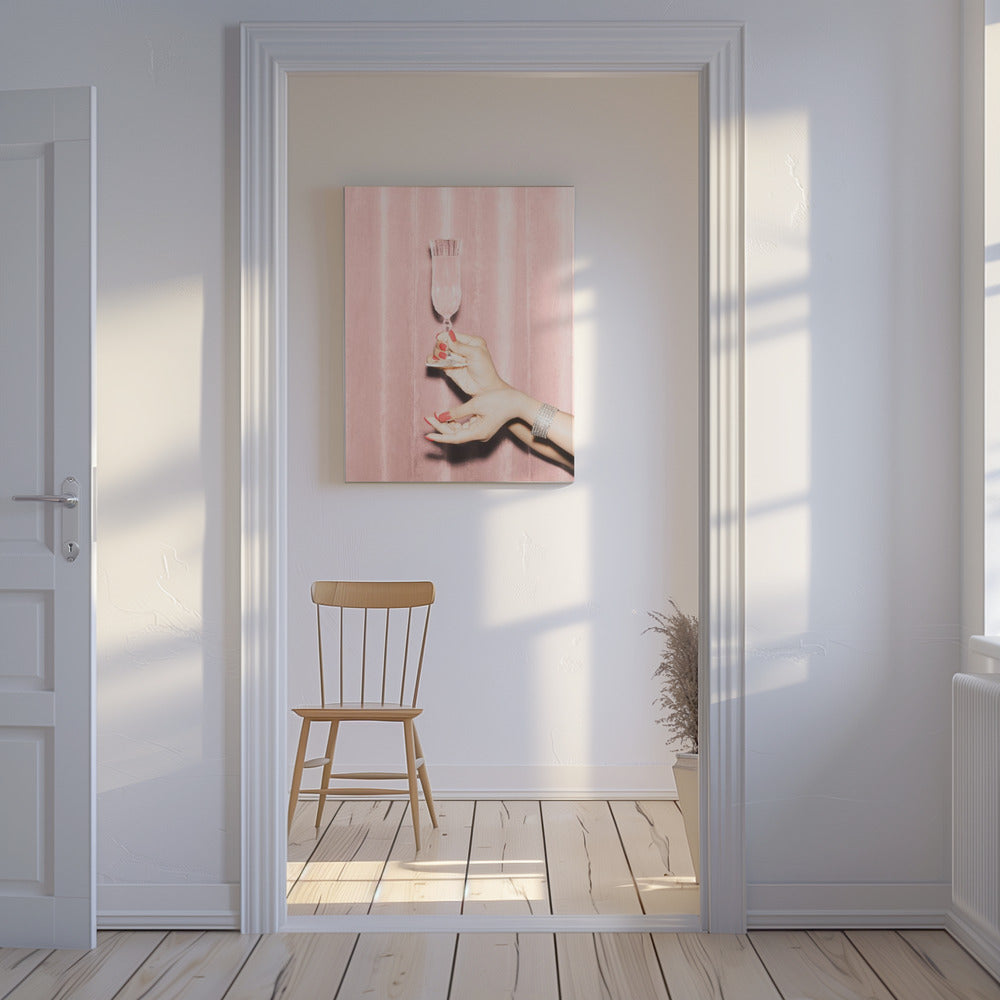 Here's To Pink 01 | Canvas