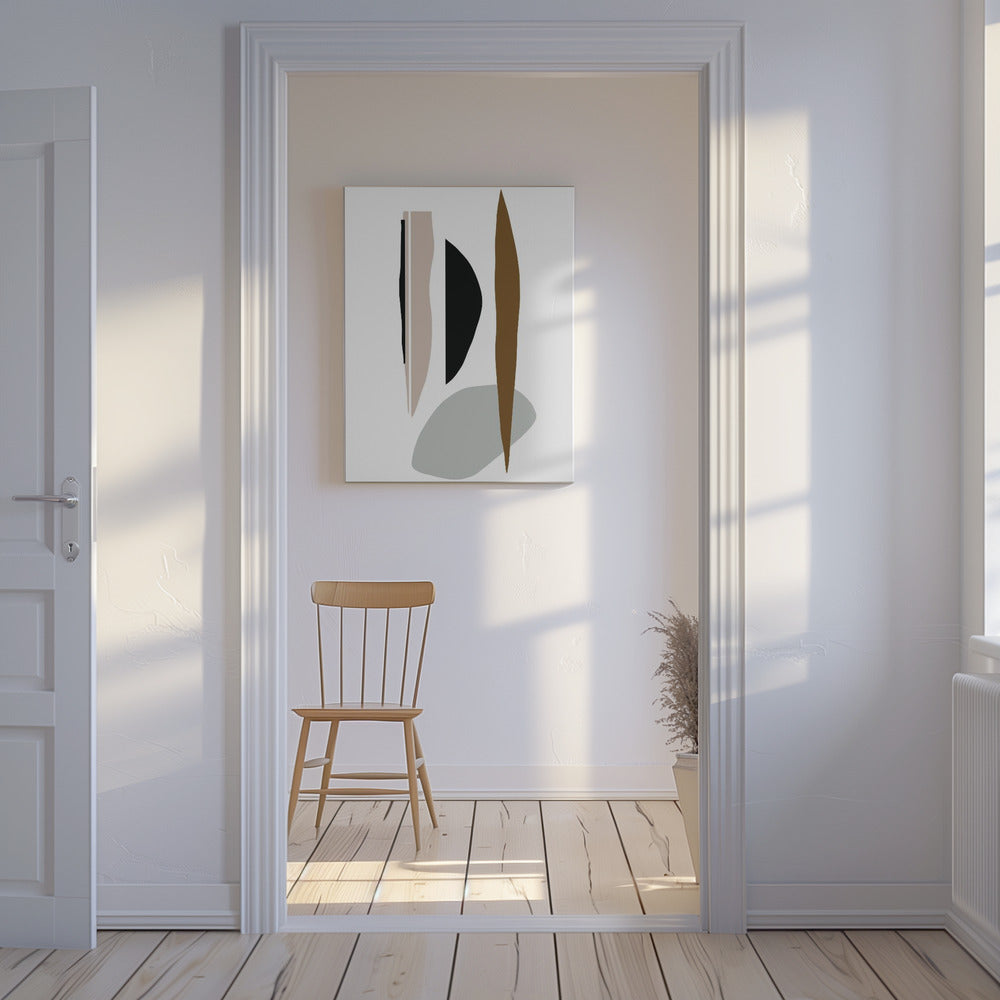 Minimalist Shapes in Harmony | Canvas
