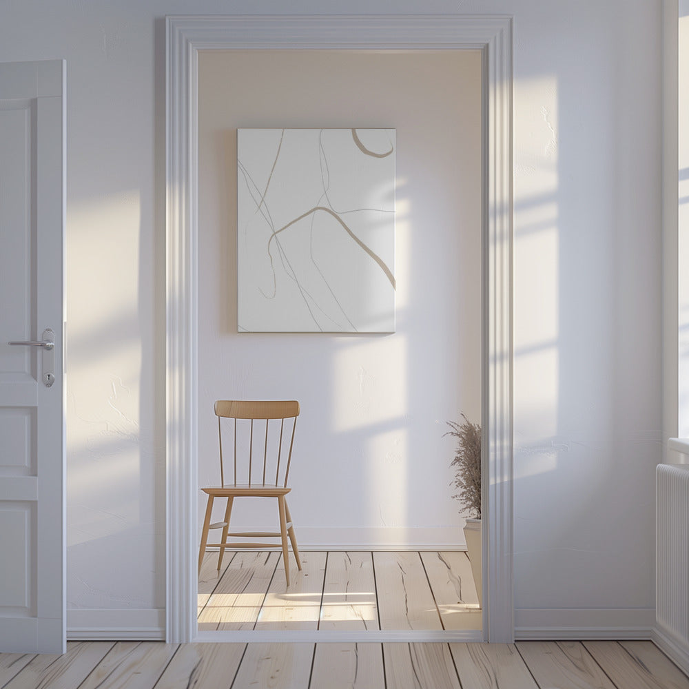Subtle Flow Lines | Canvas