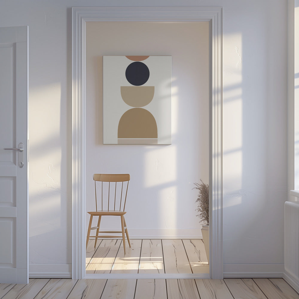 Abstract Geometric Harmony | Canvas