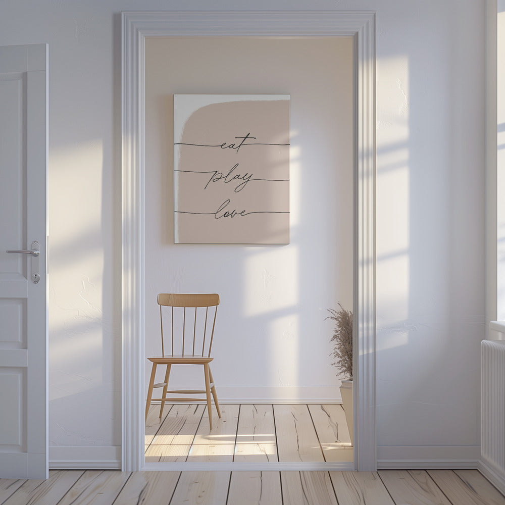 Eat Play Love | Canvas