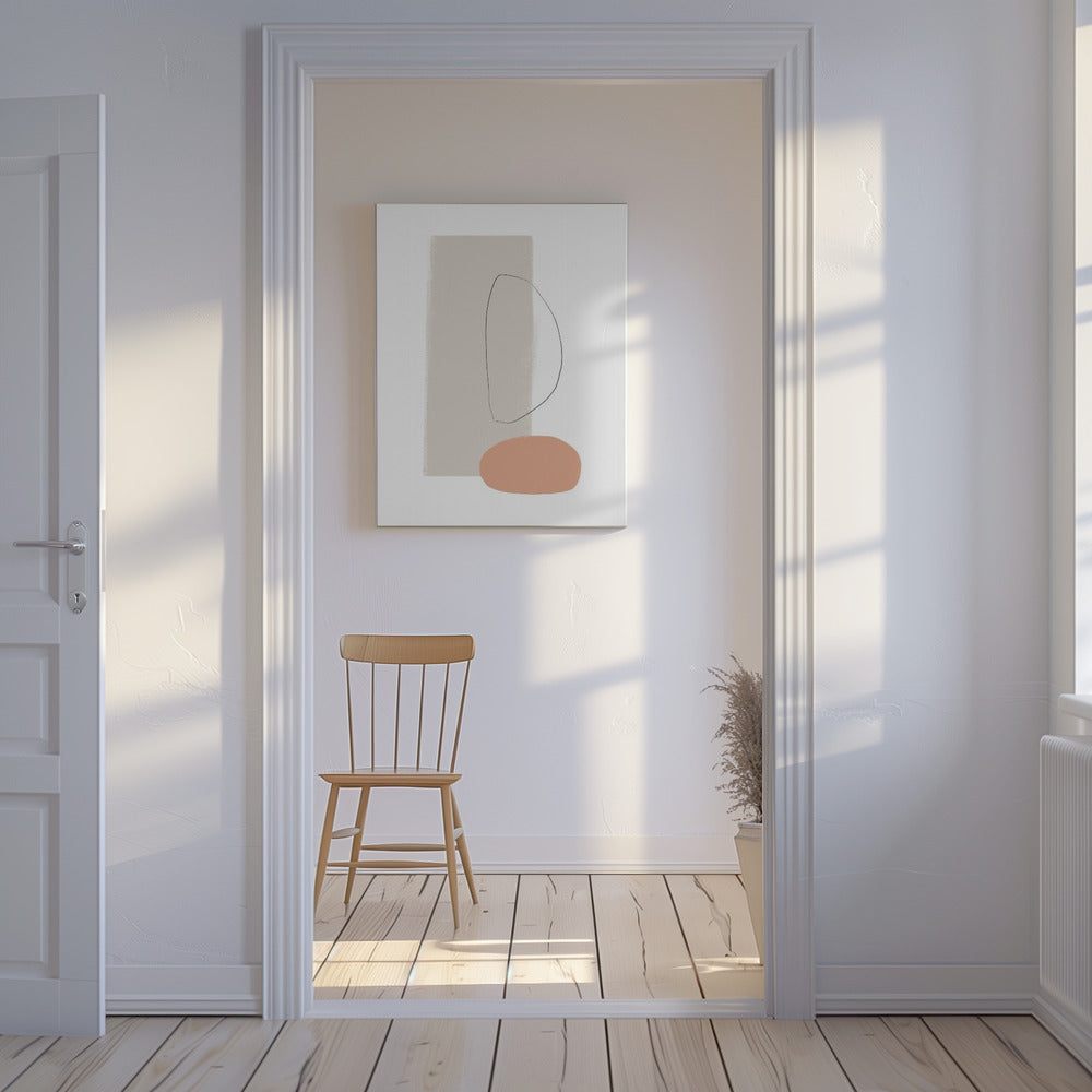 Simple Shapes and Soft Colors | Canvas