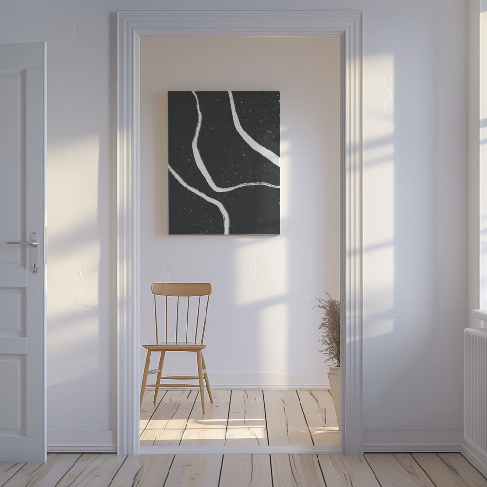 Monochrome Paths | Canvas
