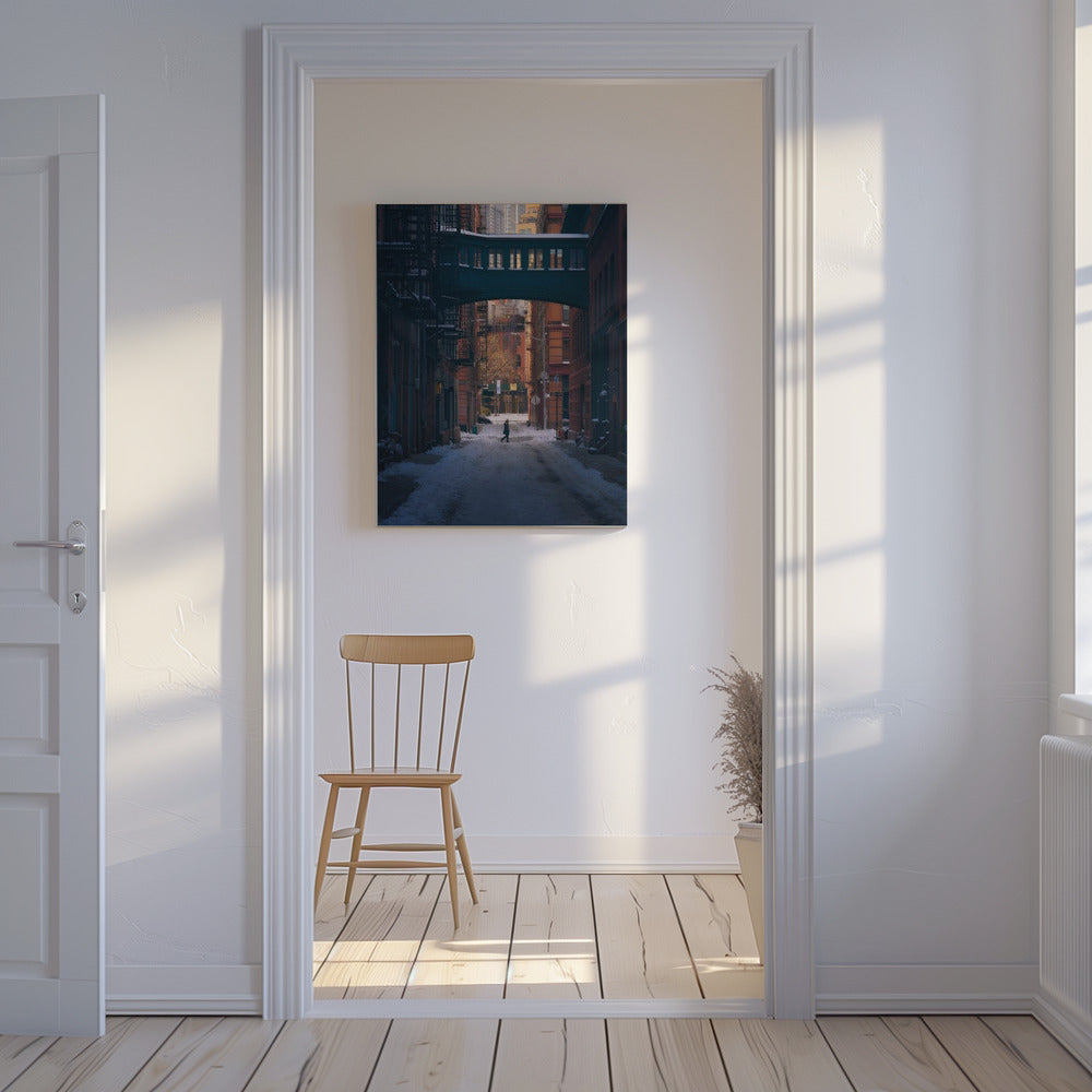 Unter der Skybridge | Leinwand