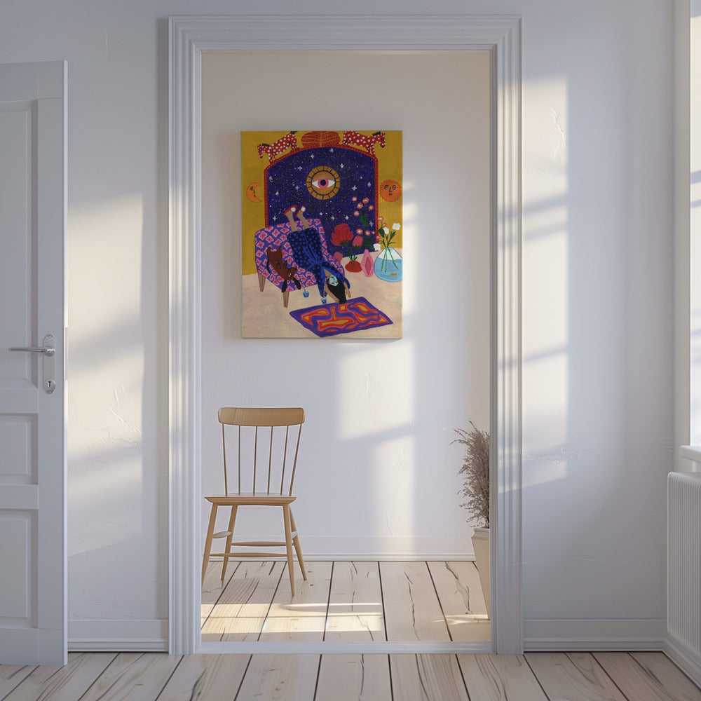 Freier Tag im Büro | Leinwand