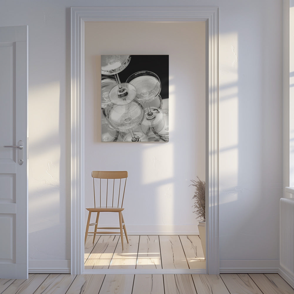 Champagnerturm_5 | Leinwand