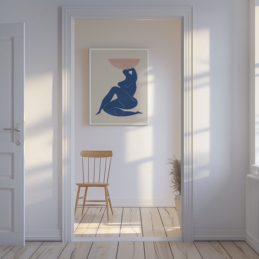 Harmonie in Blau | Leinwand