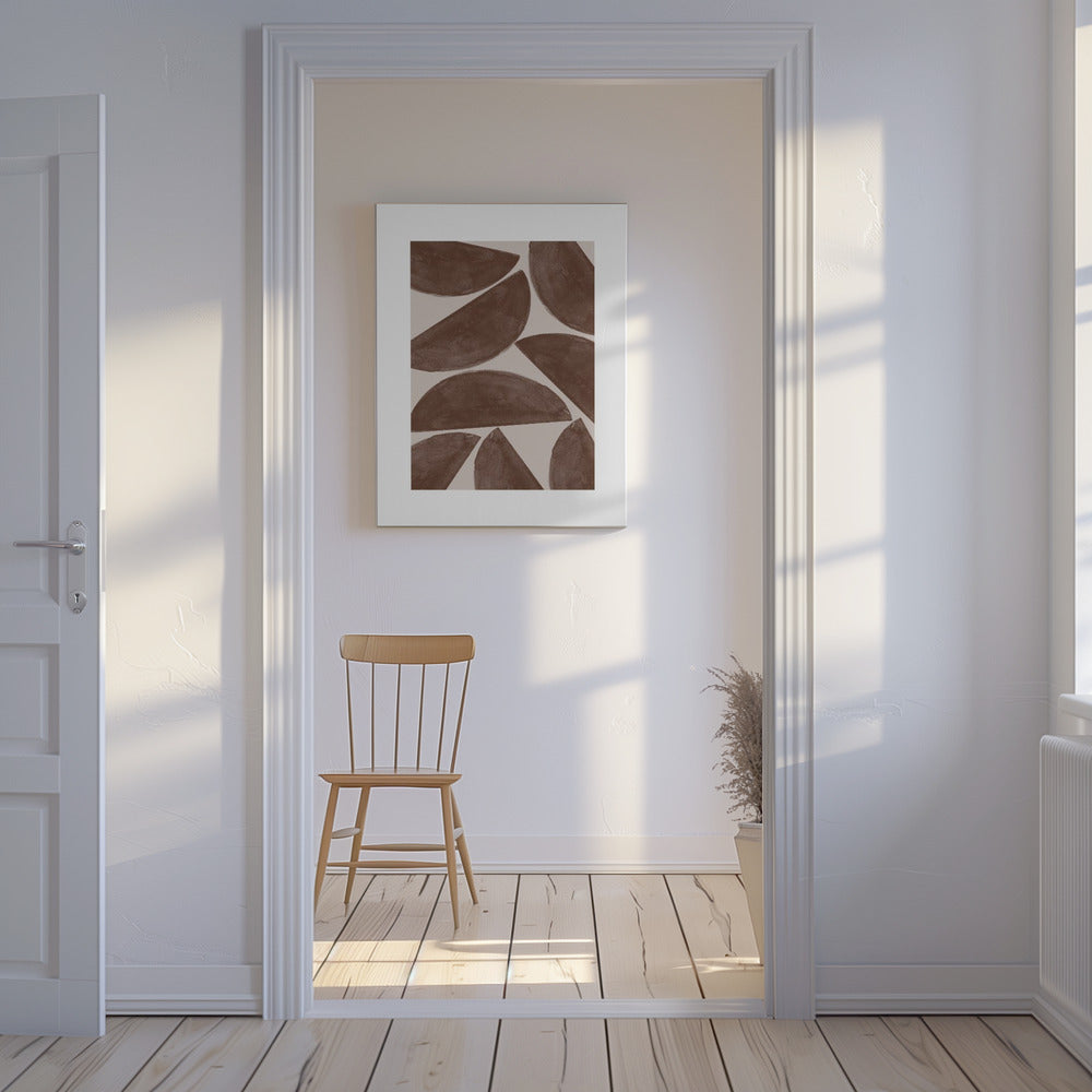 Earthy Crescents | Canvas