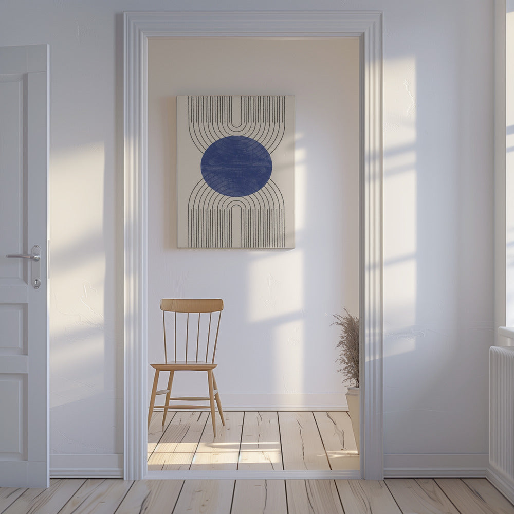 Symmetrische Wellen | Leinwand