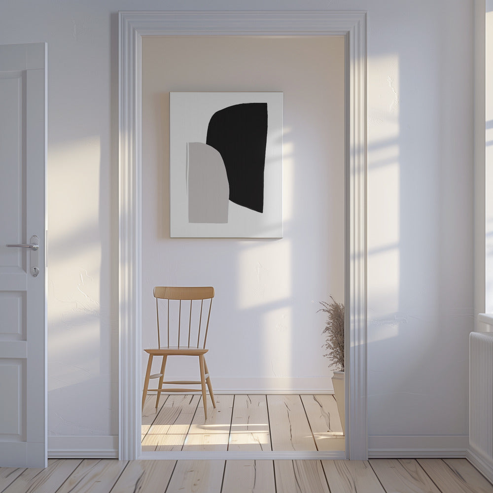 Monochrome Shapes | Canvas