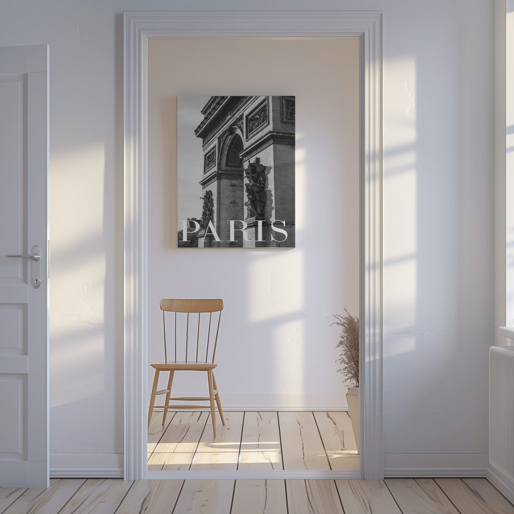 Paris Text 6 | Leinwand
