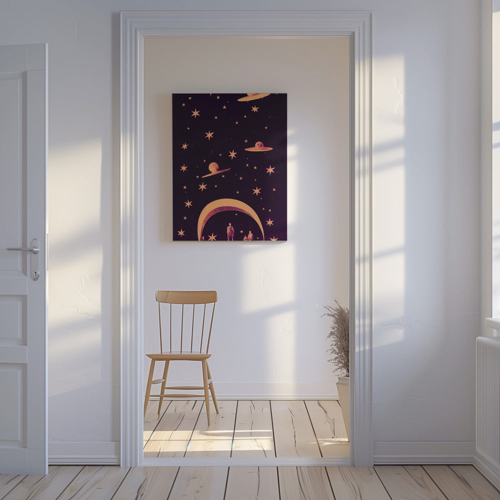 Galaktische Traumlandschaft | Leinwand