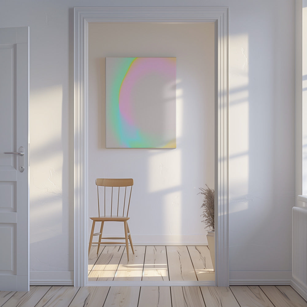 Pastel Glow Curve | Canvas