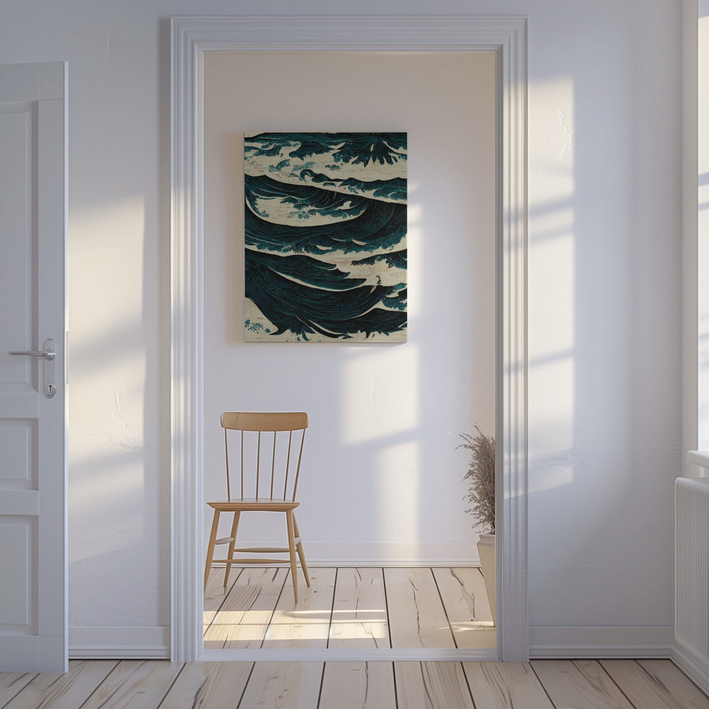 Turbulente Wellen | Leinwand