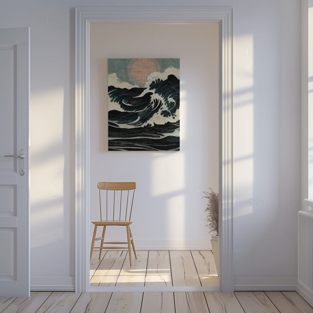 Himmlische Wellenlandschaft | Leinwand