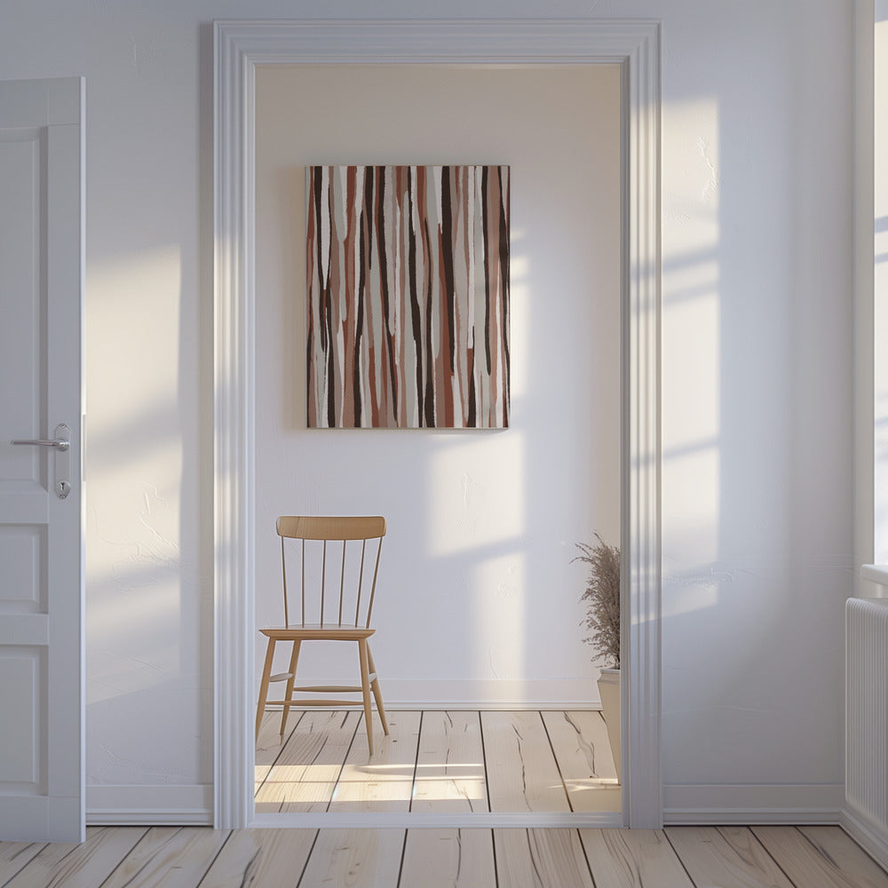 Vertical Earth Tones | Canvas