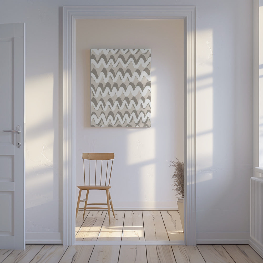 Zigzag Serenity | Canvas