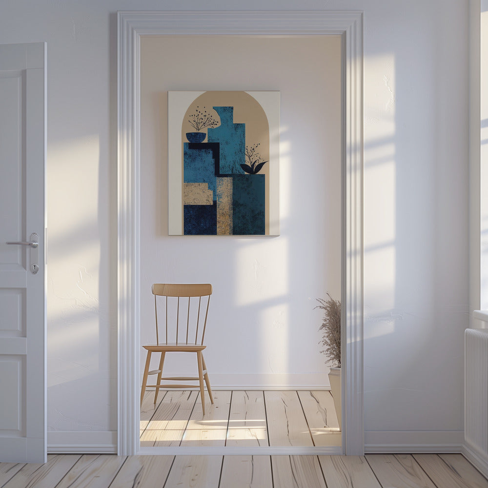 Blaue Vase | Leinwand