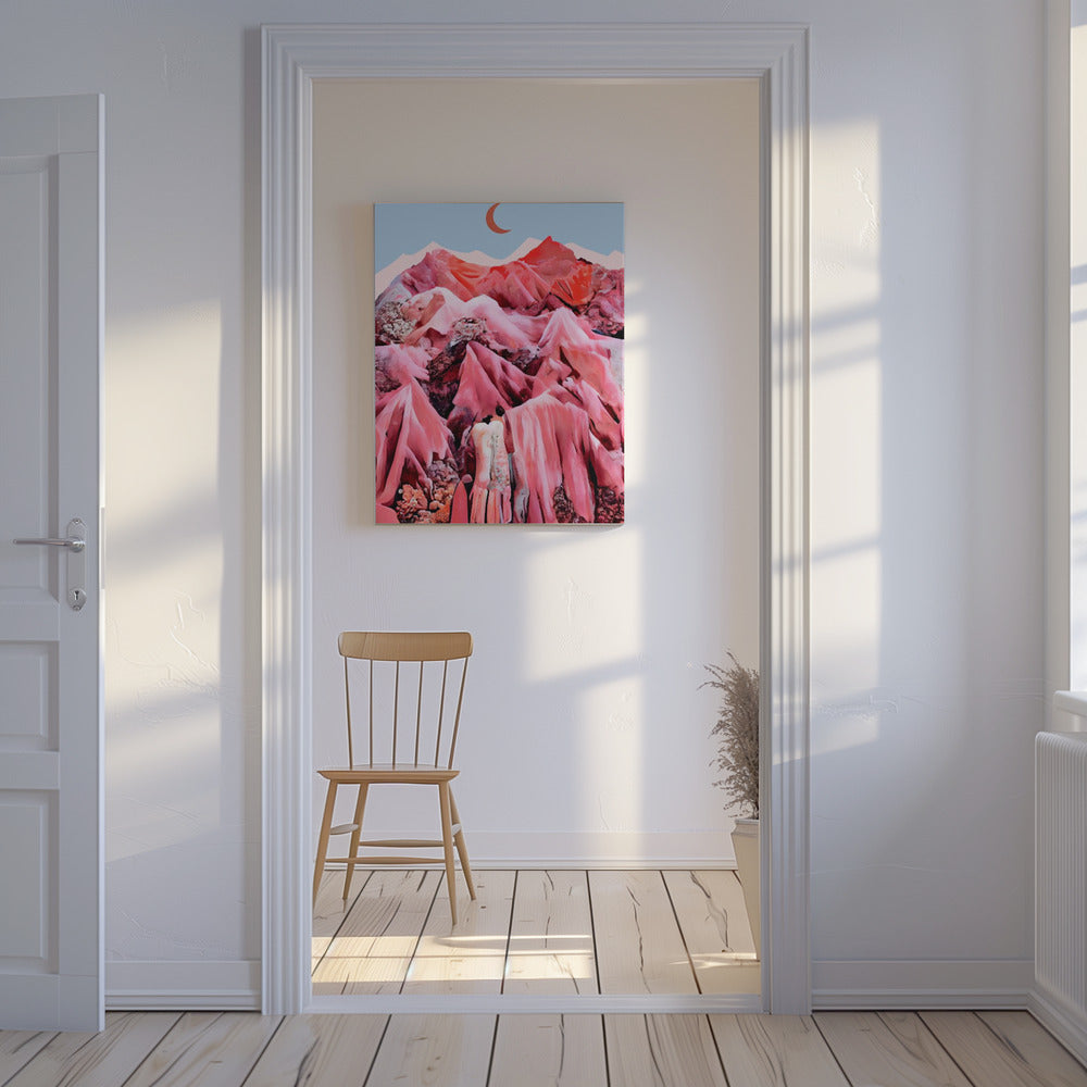 Crimson Dreamscape | Canvas