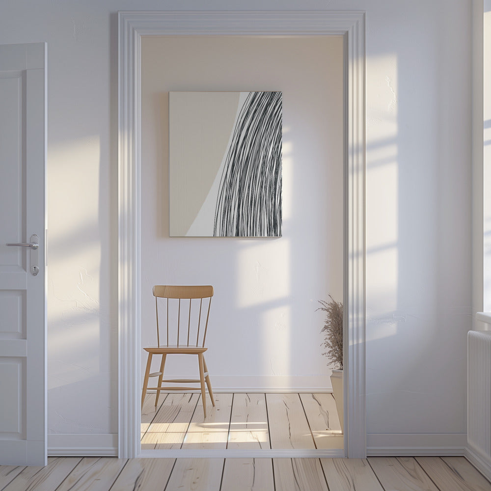 Harmonie geschwungener Linien | Leinwand