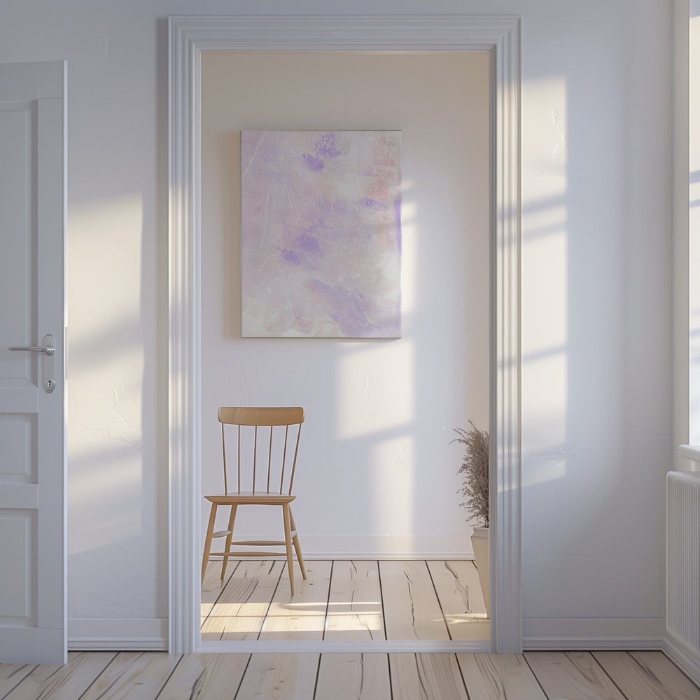 Soft Pastel Hues of Lavender and Pink | Canvas