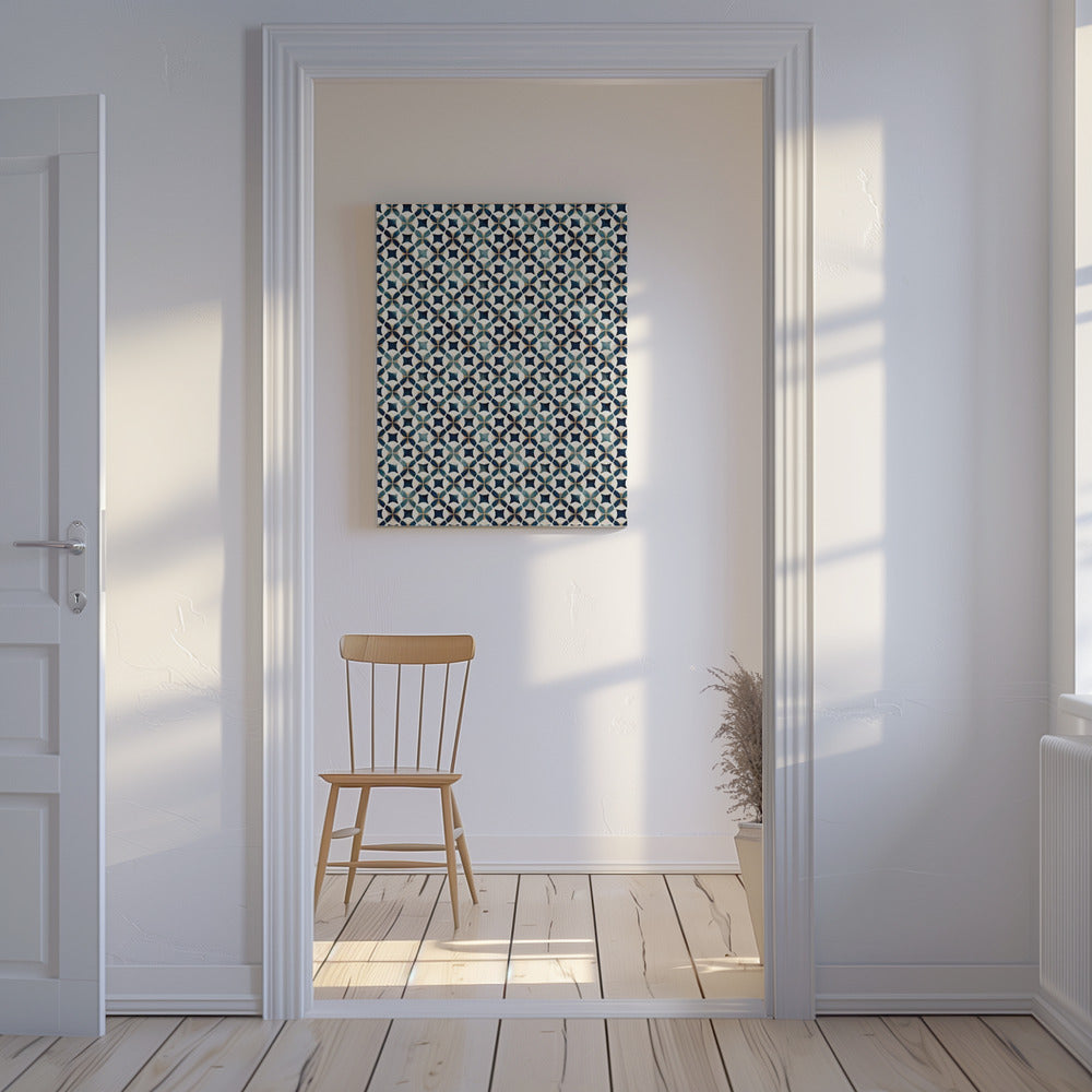 Geometrischer Wirbel | Leinwand