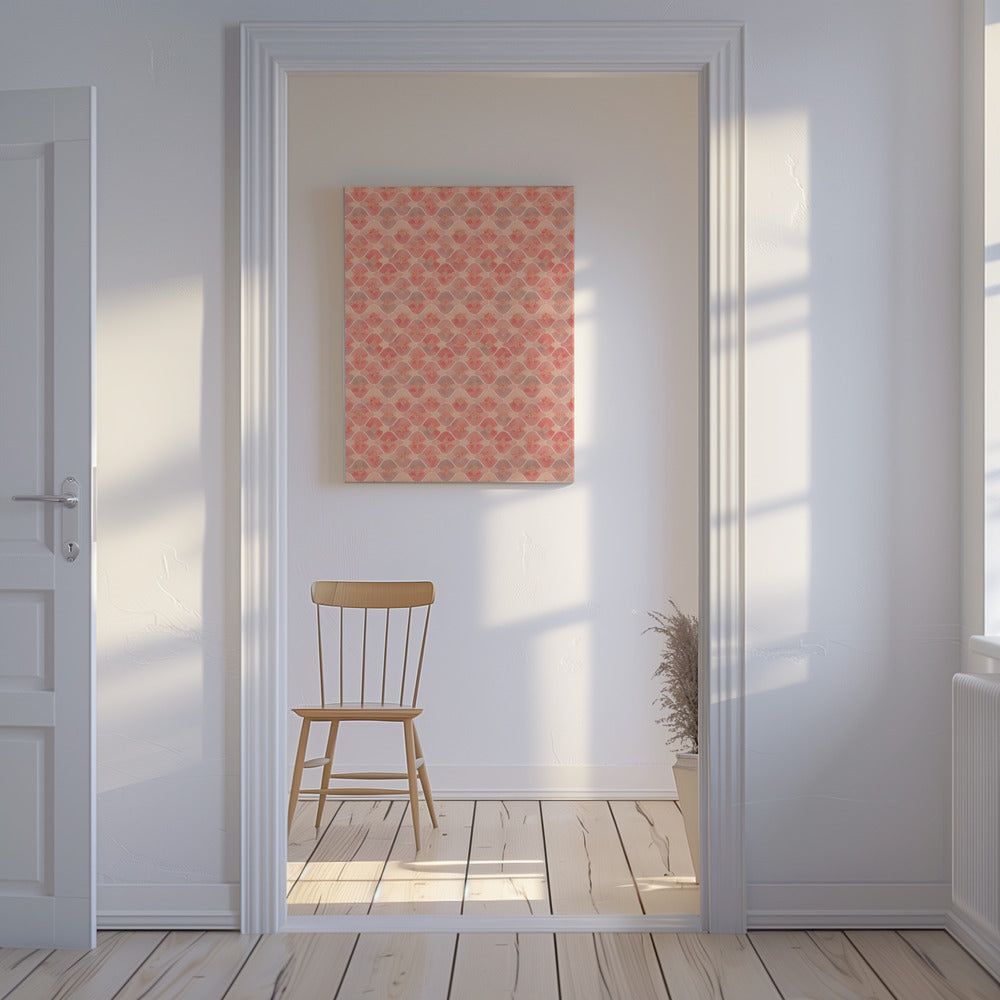 Peachy Waves | Canvas