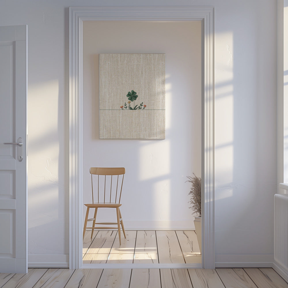Lucky Clover Embroidery | Canvas