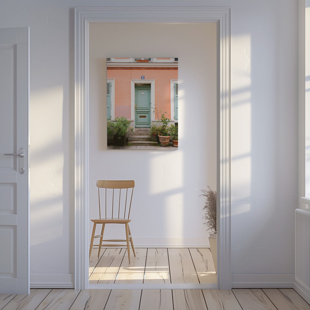 Rue de Cremieux Nummer 8 - Paris | Leinwand