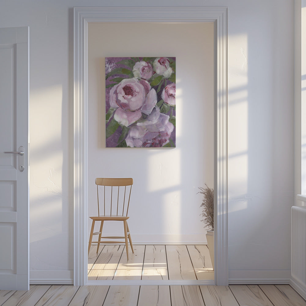 Rylee, malerische Rosen | Leinwand