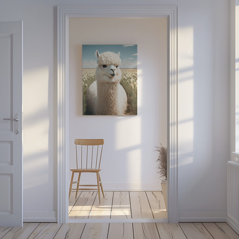 Llama in Bloom | Canvas
