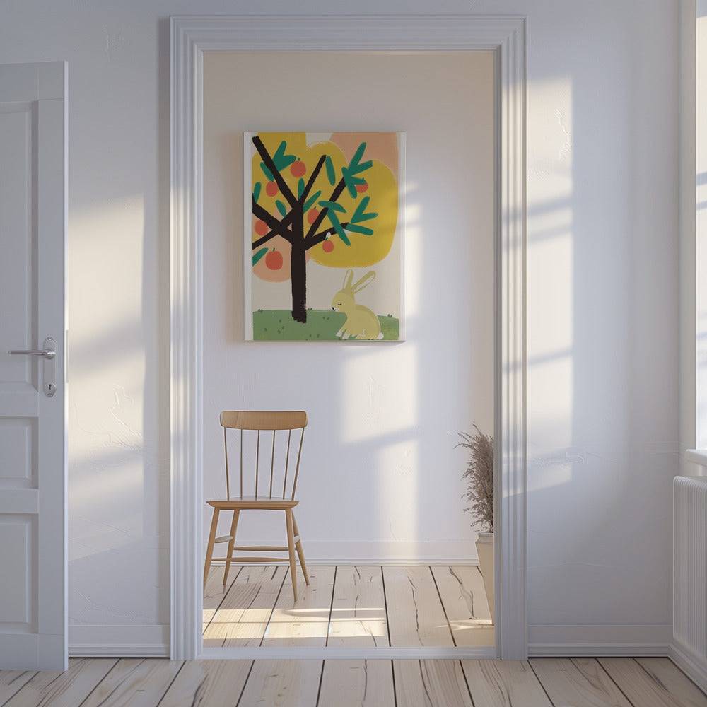 Träumen unter Baum | Leinwand